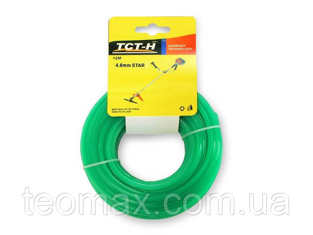 Волосінь для косарки. зірочка d=4 мм. 12 м, фото 1