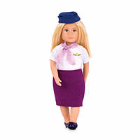 Детская игрушка кукла Стюардесса Аури, 15 см, LORI