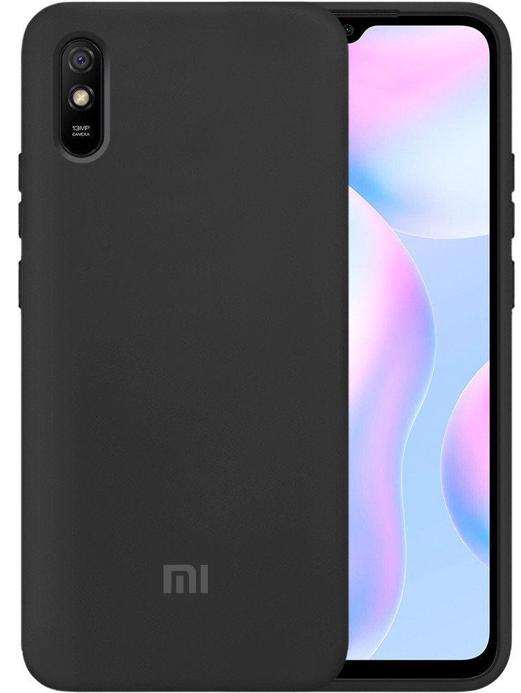 Чохол Оригінал Silicone Case Xiaomi Redmi 9A (чорний)