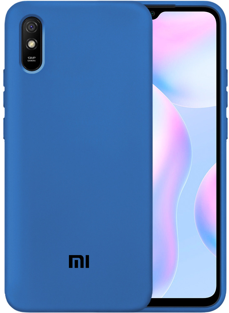 Чохол Оригінал Silicone Case Xiaomi Redmi 9A (Синій)