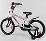 Велосипед дитячий двоколісний Corso EX-18 N 4406 18" зростання 110-130 см вік 5 до 8 років білий, фото 5