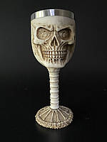 Бокал Череп 200 мл — 3D келих із нержавіючої сталі та епоксидної смоли