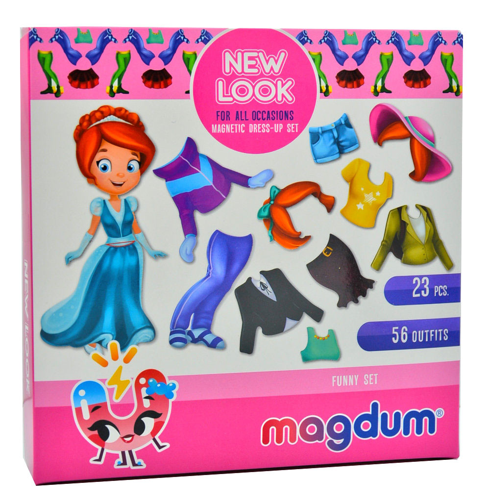 Гра магнітна настільна Лялька з одягом New Look (ML4031-14)