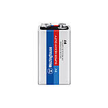 Сольова батарейка Westinghouse Super Heavy Duty 9V/6F22 Крона 6шт/уп plastic case, фото 3