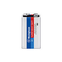 Сольова батарейка Westinghouse Super Heavy Duty 9V/6F22 Крона 1шт/уп shrink