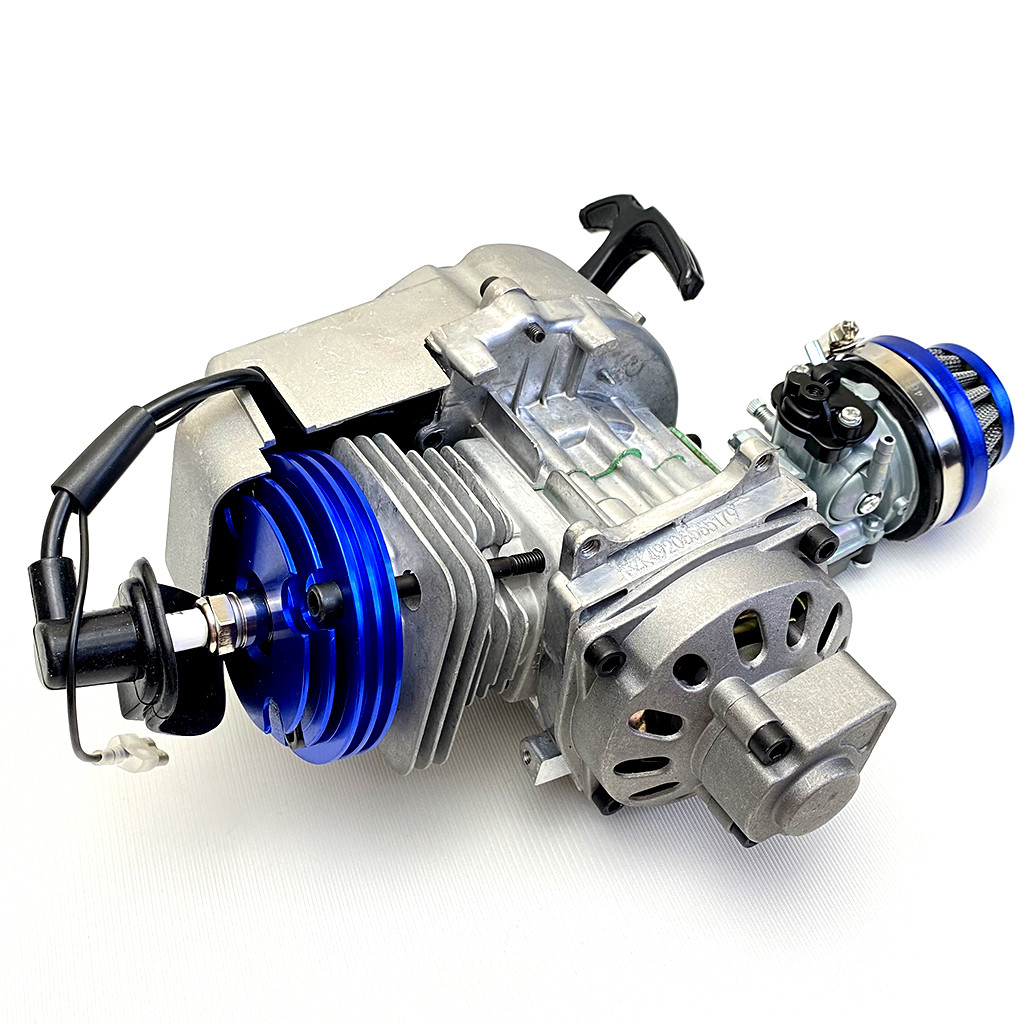 Бензиновий двигун 50сс з поршнем 44mm Tuning Blue, для квадроцикла