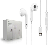 Наушники проводные Apple Earpods с lightning разъёмом MMTN2ZM/A