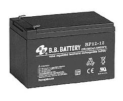 Акумулятор BB Battery BP12-12 12В 12Ач герметичний необслуговуваний (10 років)
