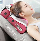 Масажна подушка Benbo P-708,масажер для шиї,прогрів, вібрація,ароматизація, фото 2