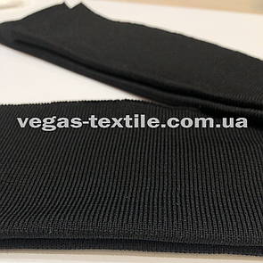 Дов'яз (Підв'яз) манжетна гумка щільна Чорний