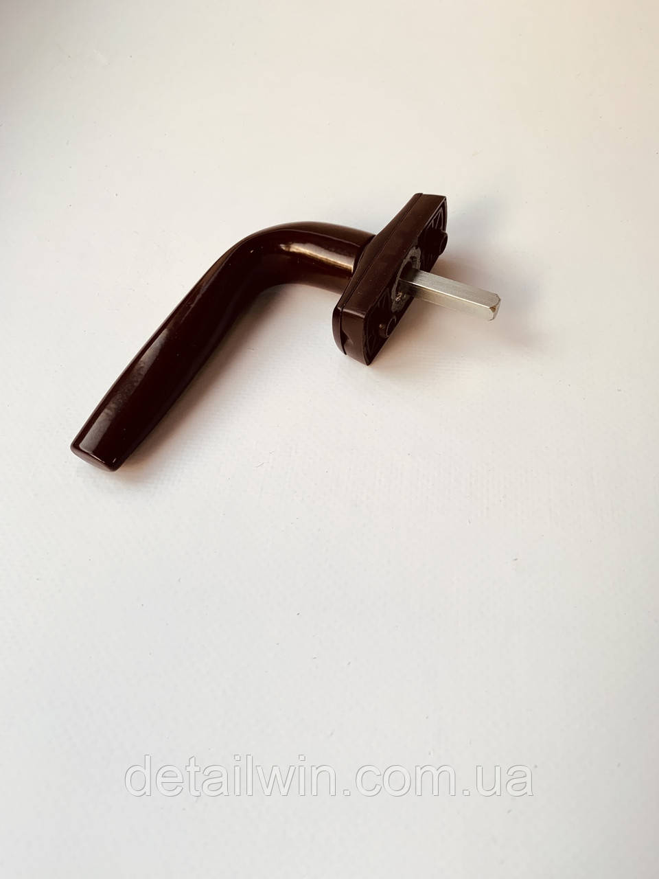 Ручка оконная Stublina 1036 для металлопластиковых окон коричневая, 40 мм штифт - фото 4 - id-p1430694234