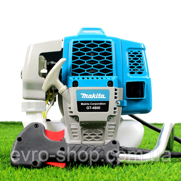 Мотокоса Makita GT-4800 (4.8 кВт, 2-х тактний) Комплектація "ЕКО" бензиновий Тример Бензокоса Макіта