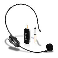 Мікрофон бездротовий з наголовним кріпленням Savetek HX-W002 | гарнітура для запису звуку, до 50 м