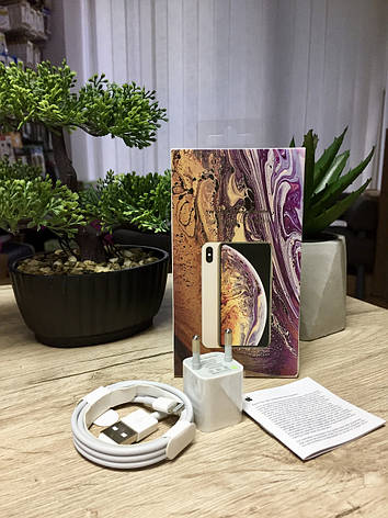 Зарядний Apple Iphone 5W Кабель + Блок USB Power Adapter Lightning to USB Cable вилка EU, фото 2