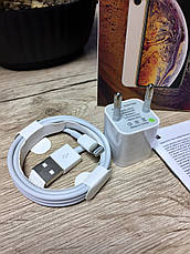 Зарядний Apple Iphone 5W Кабель + Блок USB Power Adapter Lightning to USB Cable вилка EU, фото 2