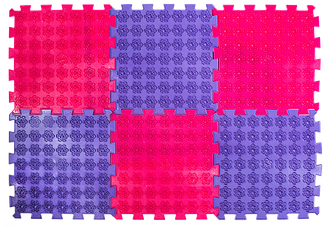 Акупунктурний масажний килимок Лотос 6 елементів