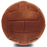 Шкіряний вінтажний м'яч T-model 1930 (коричневий), фото 3