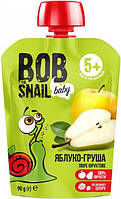 Пюре яблоко груша Улитка Боб Bob Snail, 90 г