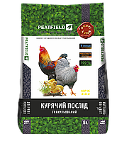 Удобрение куриный помет Peatfield (сухой гранулированный), 6 л