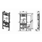 Інсталяція TECE 9300044 для підвісного унітазу ТОТО NEOREST.Висота 1120мм, фото 2