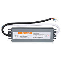 Блок живлення LEDTech 12v 5а 60 Вт Slim у герметичному корпусі ip68 (ip67). Преміум. Гарантія 2 роки