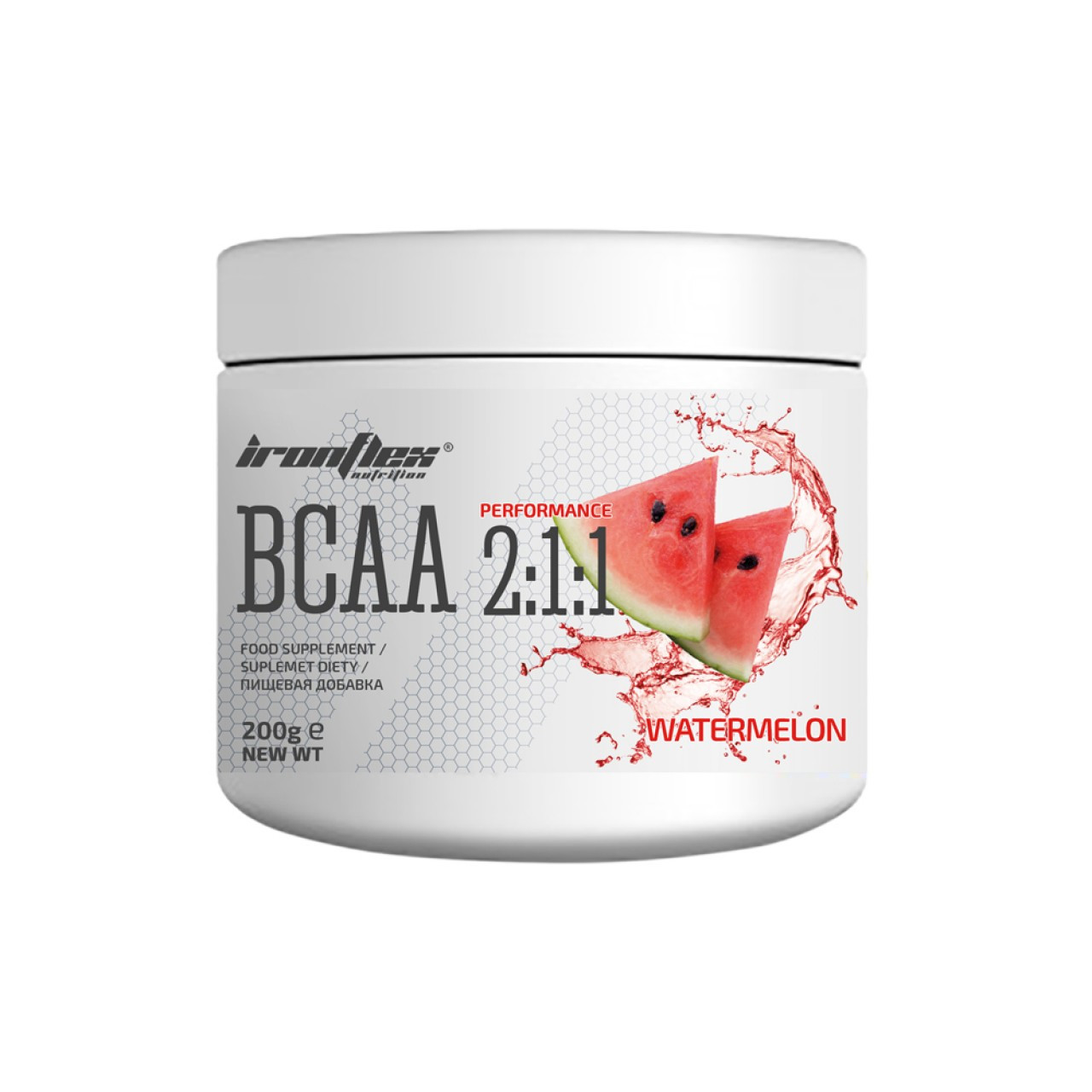 Амінокислоти бцята Ironflex BCAA 2:1:1 200 г
