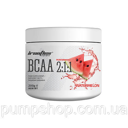 Амінокислоти бцята Ironflex BCAA 2:1:1 200 г, фото 1