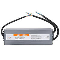 Блок живлення LEDTech 12v 25а 300 Вт Slim у герметичному корпусі ip68 (ip67). Преміум. Гарантія 2 роки