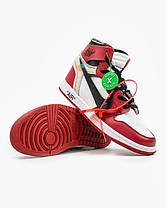Кросівки Nike Air Jordan 1 Retro High Off-White University Blue, фото 4