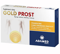 Gold Prost Для Поддержания Здоровья Простаты и Правильного Оттока Мочи 60 таб Adamed Pharma Доставка из ЕС