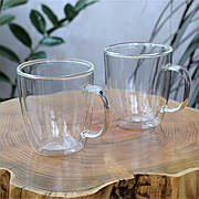 Чашки скляні з подвійними стінками 310 Мл 2 шт ARDESTO AR2631GH
