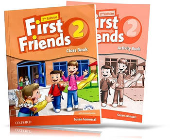 First Friends 2th edition 2, Class book + Actitvity book | підручник + зошит (комплект з диском) англійської
