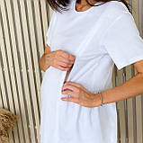 Жіноча футболка для вагітних та годуючих мам To Be Біла L (1_3016), фото 4