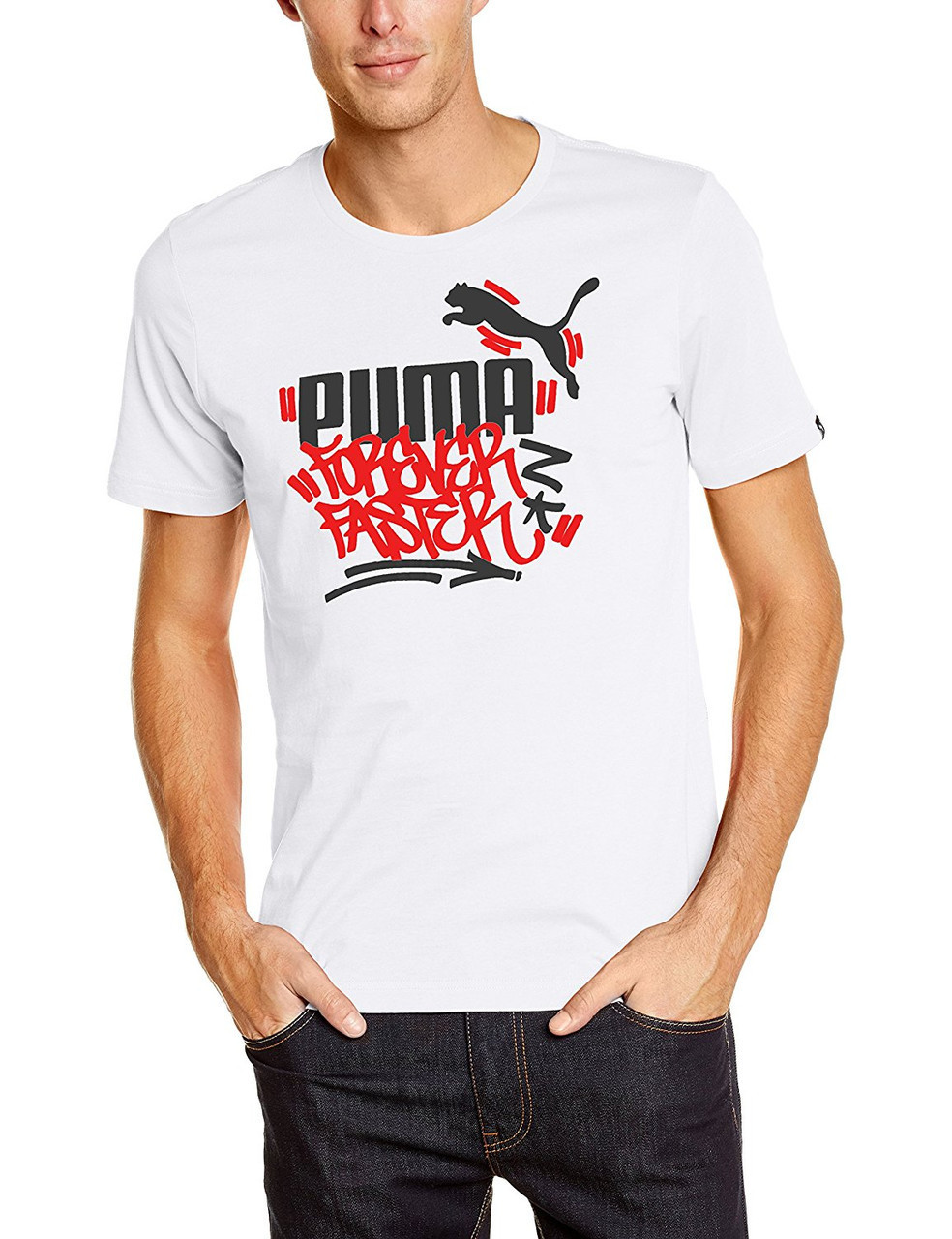 Біла Футболка PUMA Forever Faster чоловіча