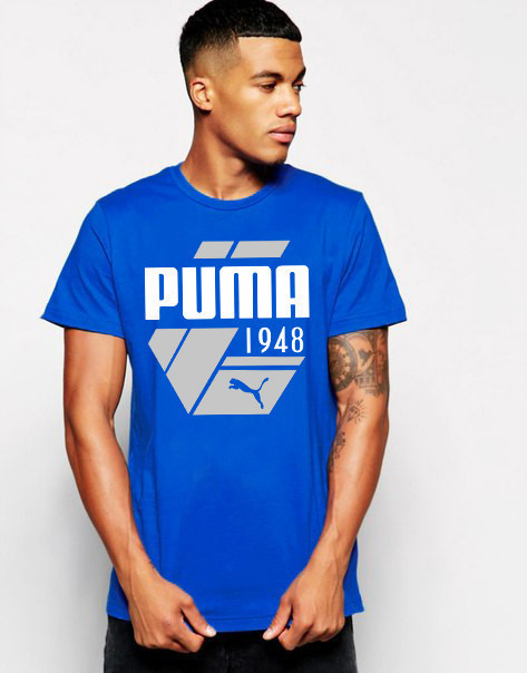 Синя Футболка чоловіча Пума PUMA 1948