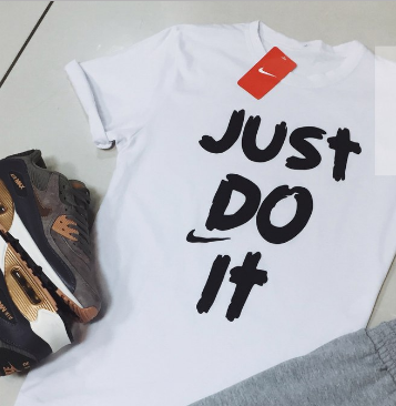 Футболка Nike | Найк Just Do It белая