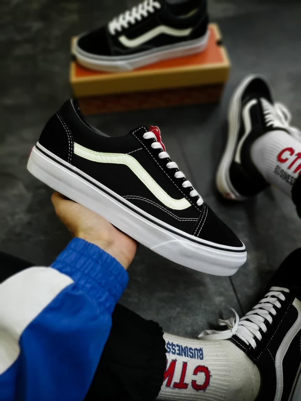 Жіночі кеди Vans Чорні замшеві  Люкс