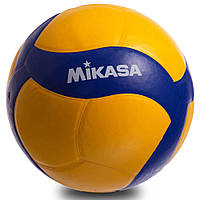 Мяч волейбольный Клееный PVC MIKASA V390W (PVC, №5, 5 сл., клееный)