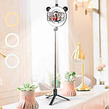 Тримач з кільцевим освітленням BOROFONE BY6 Perfect Pic, чорний, фото 5