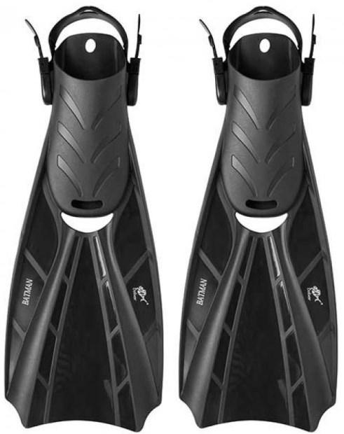 Ласти Dolvor з відкритою п'ятою Batman F123 чорні M(40-44)