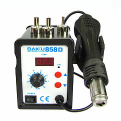 DR Паяльна станція Baku BK858D, фен із цифровим блоком регулювання (220V, 700W)