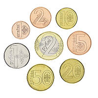 Білорусія набір монети 2009 UNC 8 монет 1, 2, 5, 10, 20, 50 копійок, 1, 2 рубля