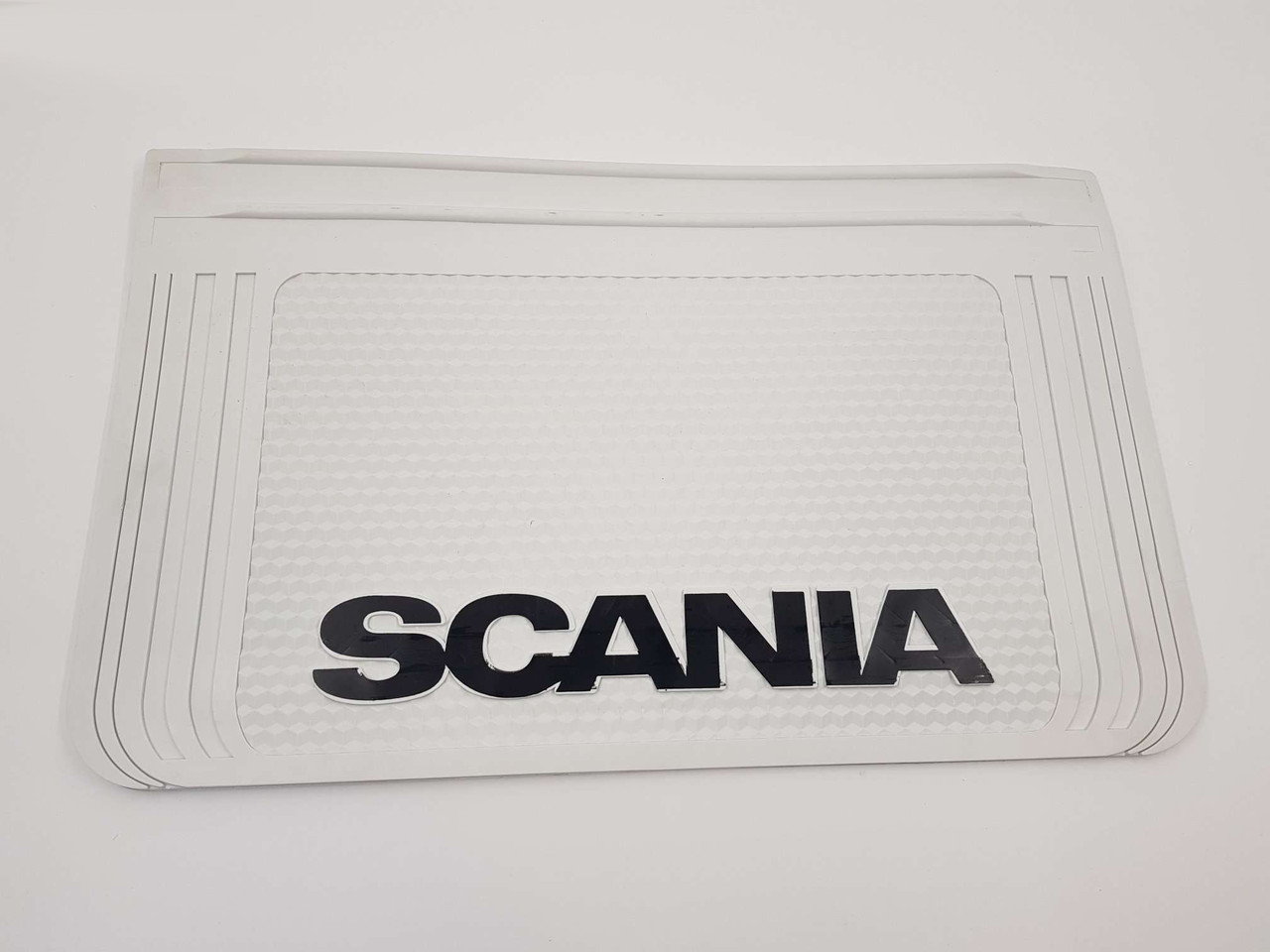 Брызговик с надписью  SCANIA 400x650mm Білий випуклий 3D 1шт