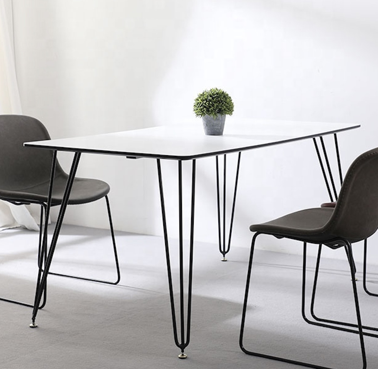 Стіл обідній нерозкладний MADRID 1200 Onder Mebli, колір стільниці білий