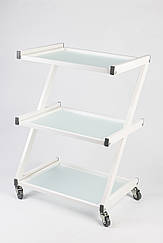 Візок косметологічна / маніпуляційна на 3 полки. Етажерка косметологічна. Стіл для косметолога