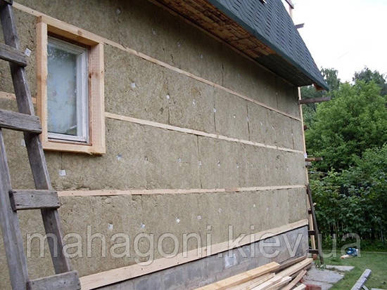 Утеплення дерев'яного будинку мінеральної ватою зовні