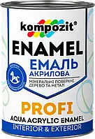 Эмаль акриловая PROFI (Белый, Фасовка: 10 л, Блеск: Глянцевый)