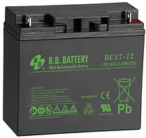 Аккумулятор BB Battery BC17-12 12В 17Ач герметичный необслуживаемый (7 лет)