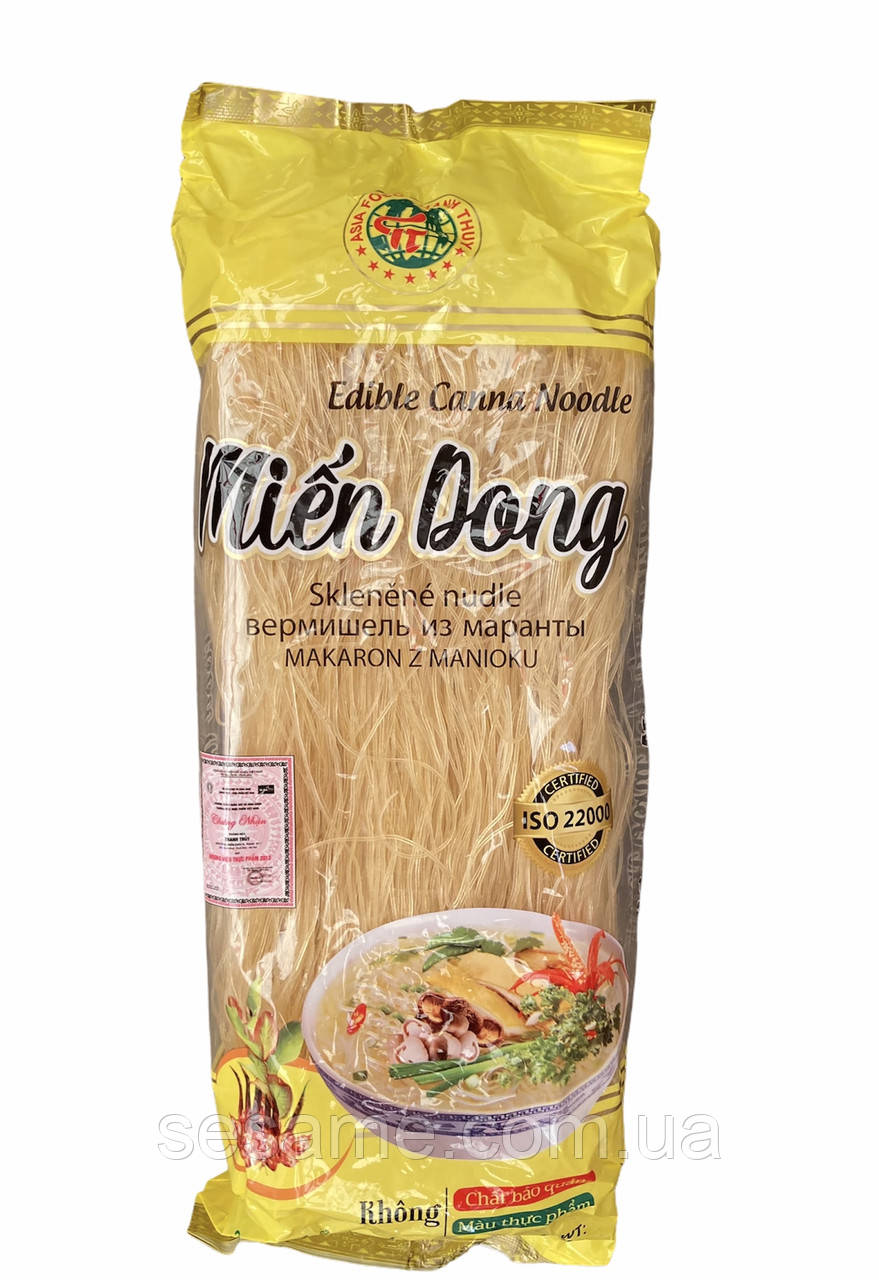 Фунчоза вермішель (скляна) Wien Dong Zong'S золотиста 500г (В'єтнам)