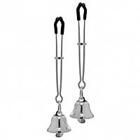 Затискачі на соски сталеві з дзвіночки Кайф